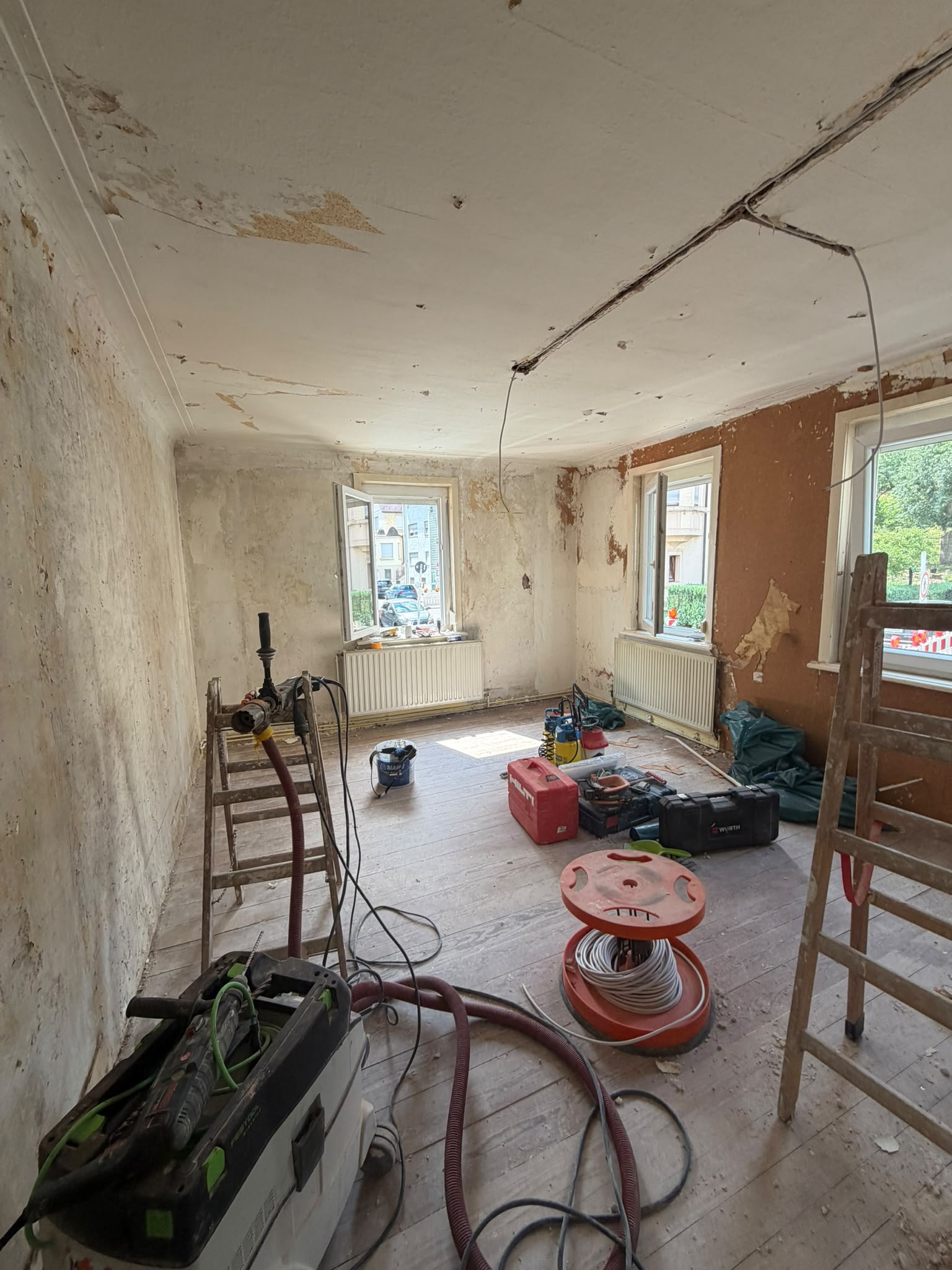 Wohnung in der Sanierung